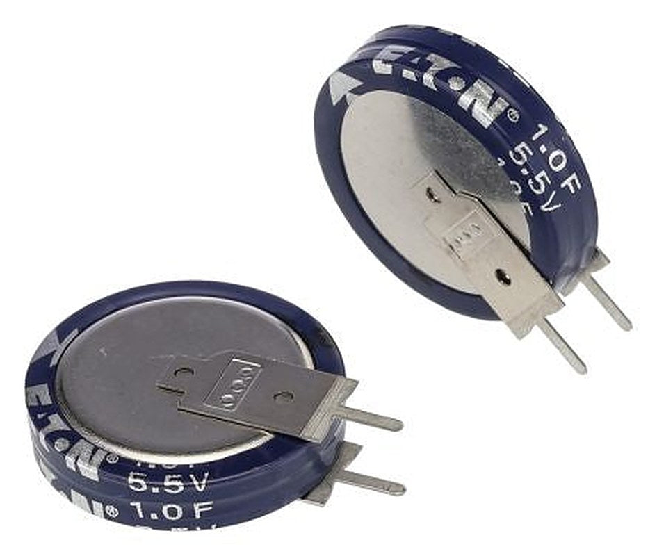 Eaton 1 F Supercapacitor -20 to 80 % Tolerance, KR 5.5V dc, Through Hole