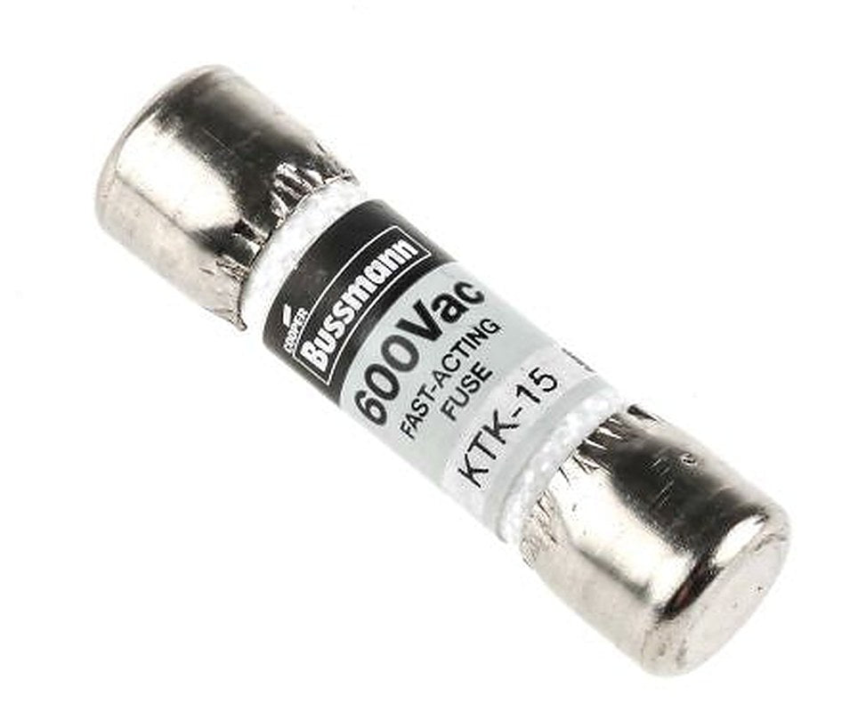 Eaton 15A F Melamine Cartridge Fuse, 10 x 38 mm