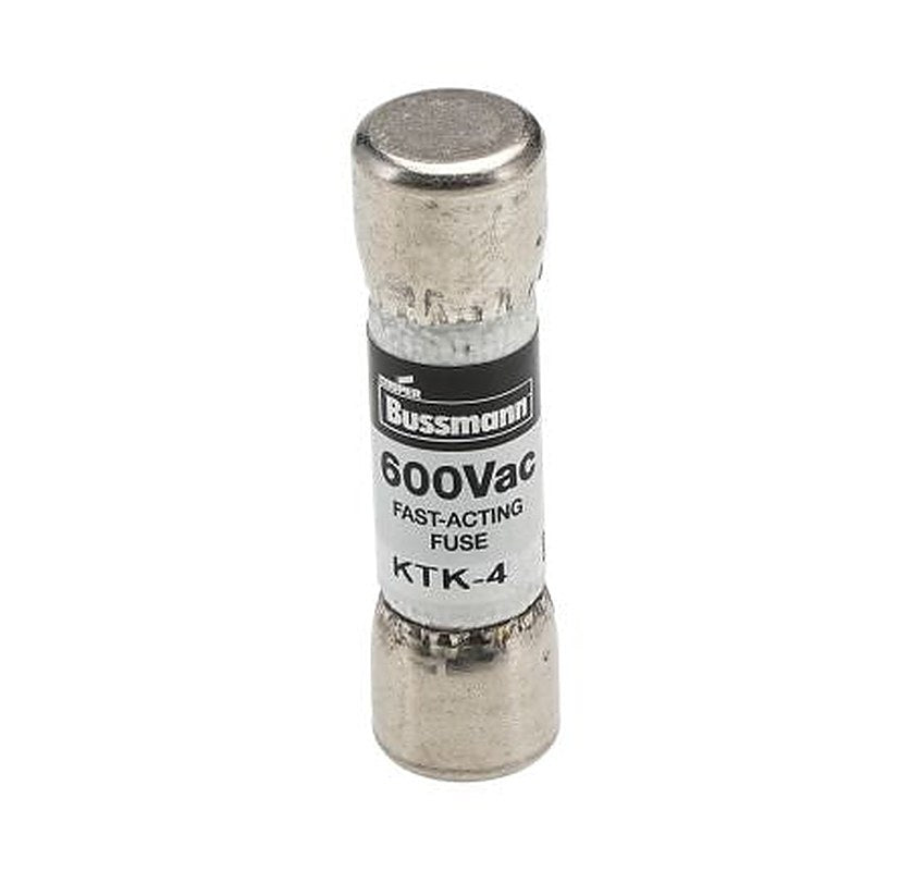 Eaton 4A F Melamine Cartridge Fuse, 10 x 38 mm