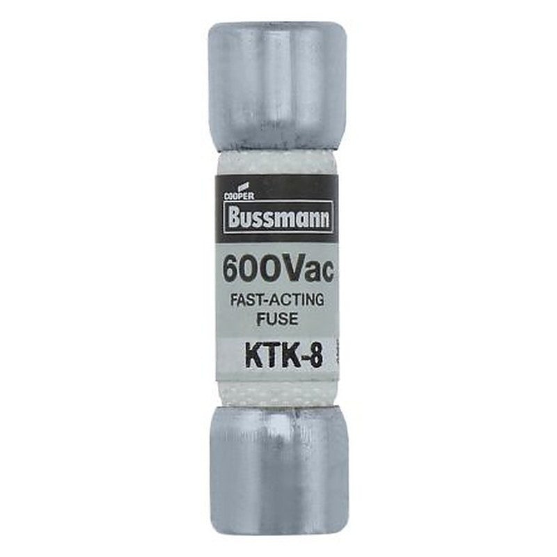 Eaton 8A F Melamine Cartridge Fuse, 10 x 38 mm