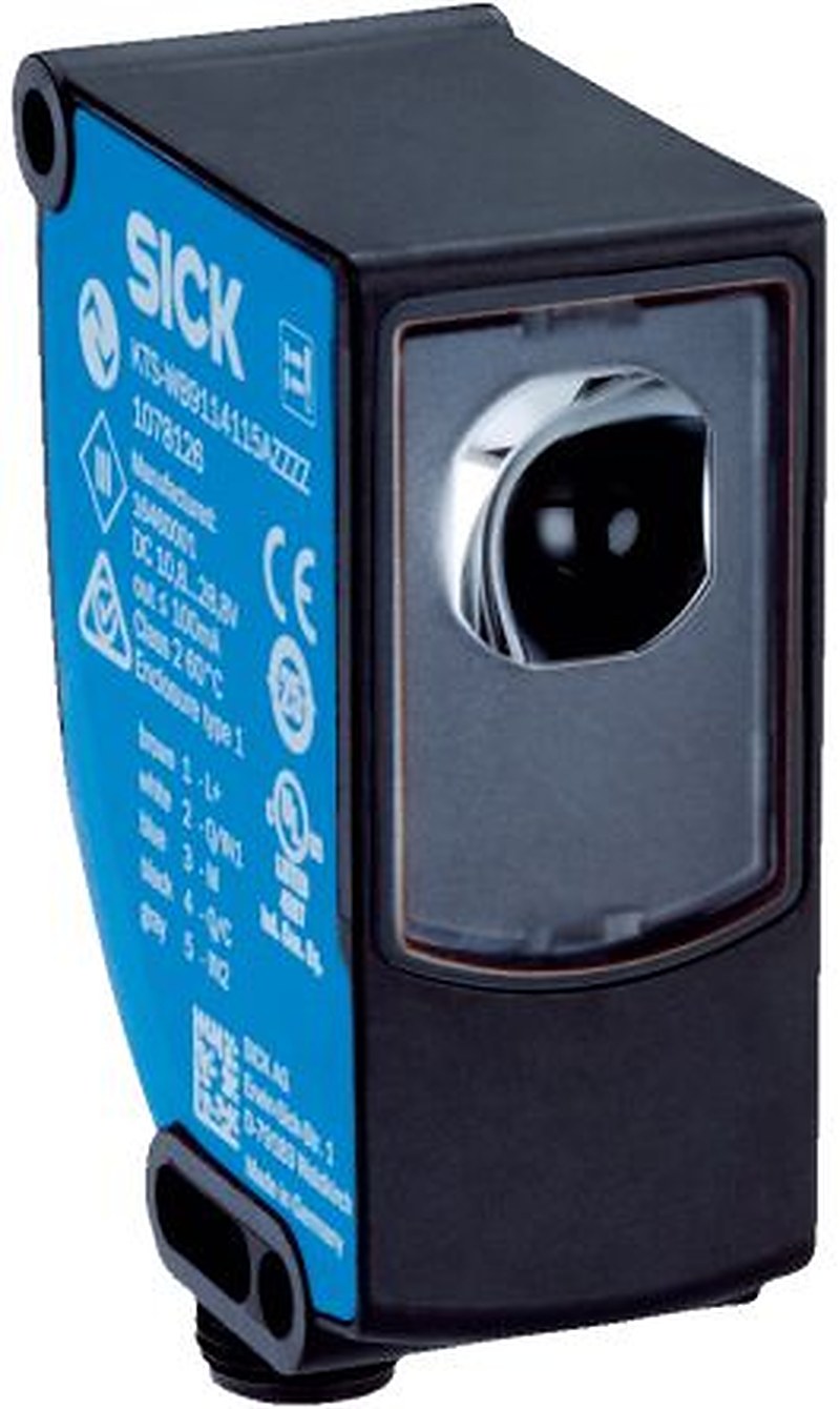 SICK Contrast Sensor LED 13 mm, PNP/NPN, 100 mA Analogue, IP67 28.8 V