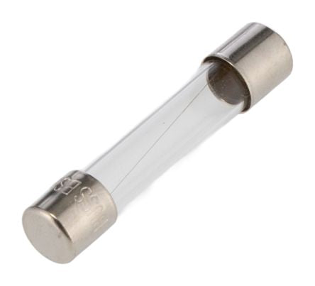 Eaton 500mA F Glass Cartridge Fuse, 6.3 x 32 mm