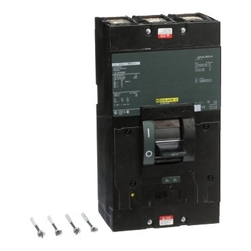 Circuit breaker, LA, 350A, 3 pole, 600VAC, 22kA, 250VDC, 10kA, lugs, thermal magnetic, short handle (Circuit breaker LA) is a Schneider Electric product. Designed for reliable performance and long service life. Available across Iraq — contact us for pricing and delivery options.