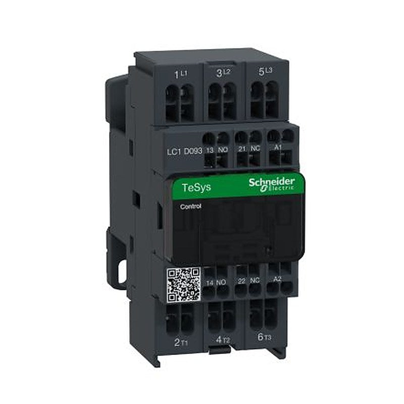 Schneider Electric TeSyS D Contactor, 220V Coil, 3-Pole, 9 A, 5.5 kW, 1 NO/1 NC, 690V