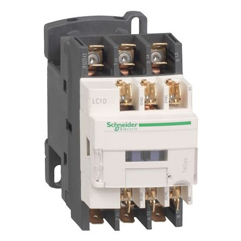 Schneider Electric TeSyS D Contactor, 110V ac Coil, 3-Pole, 25 A, 5.5 kW 120V, 3 NO, 300 V dc, 690V ac