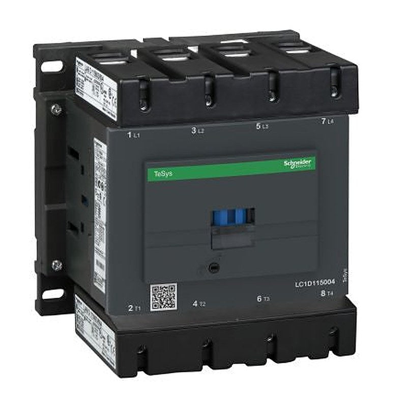 Schneider Electric TeSyS D Contactor, 230V Coil, 4-Pole, 24 W 230V, 4 NO