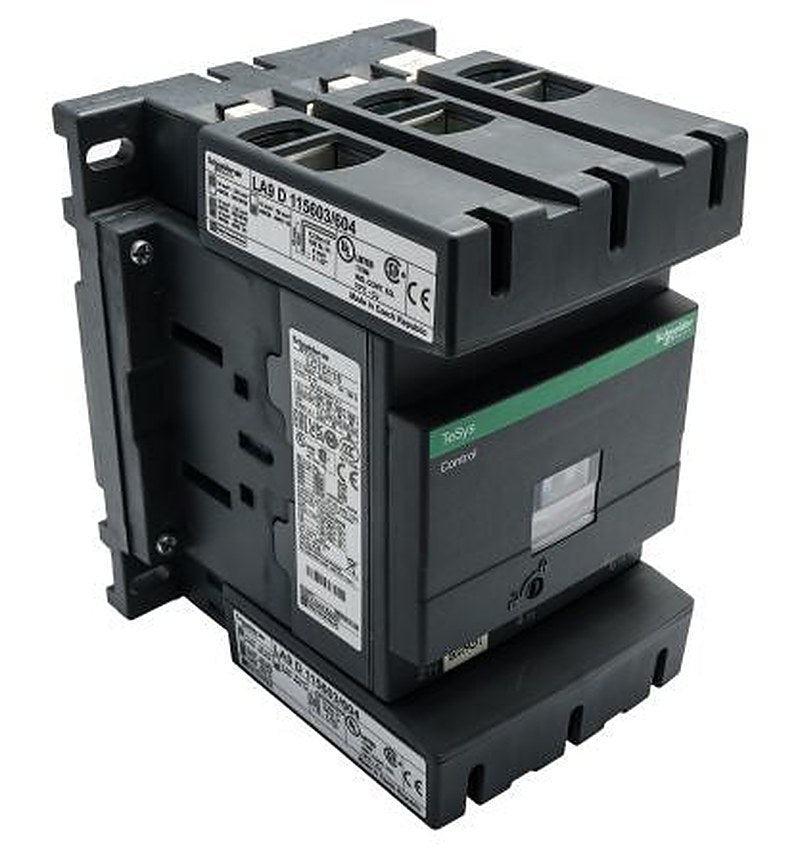 Schneider Electric TeSyS D Contactor, 115V ac Coil, 3-Pole, 115 A, 55 kW 115V ac, 3 NO, 1kV ac
