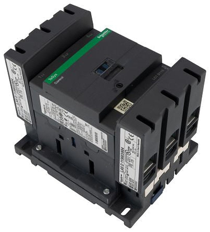 Schneider Electric TeSyS D Contactor, 220V ac Coil, 3-Pole, 200 A, 55 kW 220V ac, 3 NO, 300 V dc, 1000V ac