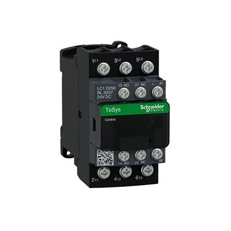 Schneider Electric, TeSyS D Contactor 3 NO, 25A Contact Rating, 5.5 kW, 24V dc 3