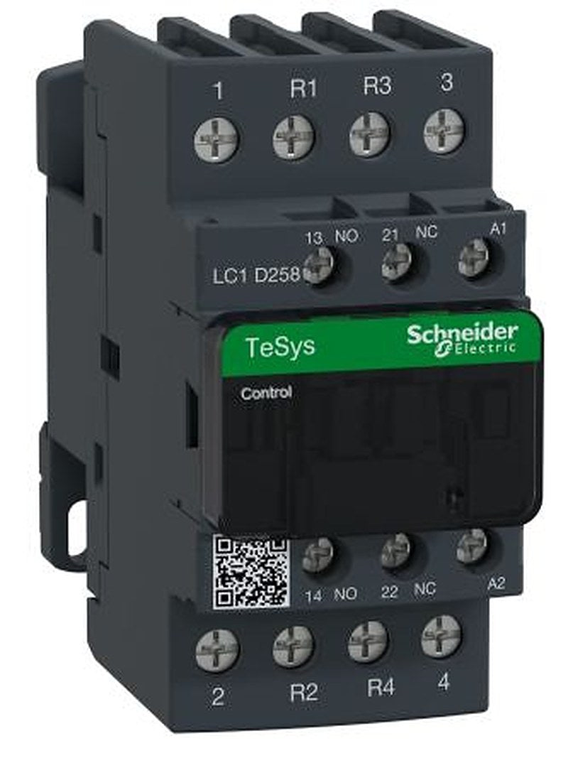 Schneider Electric TeSyS D Contactor, 48V ac Coil, 4-Pole, 40 A, 3.2 W 48V ac, 2 NO/2 NC, 690V ac