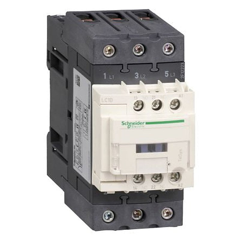 Schneider Electric TeSys D Contactor, 500V ac Coil, 3-Pole, 40 A, 30 kW, 1 NO/1 NC, 440V