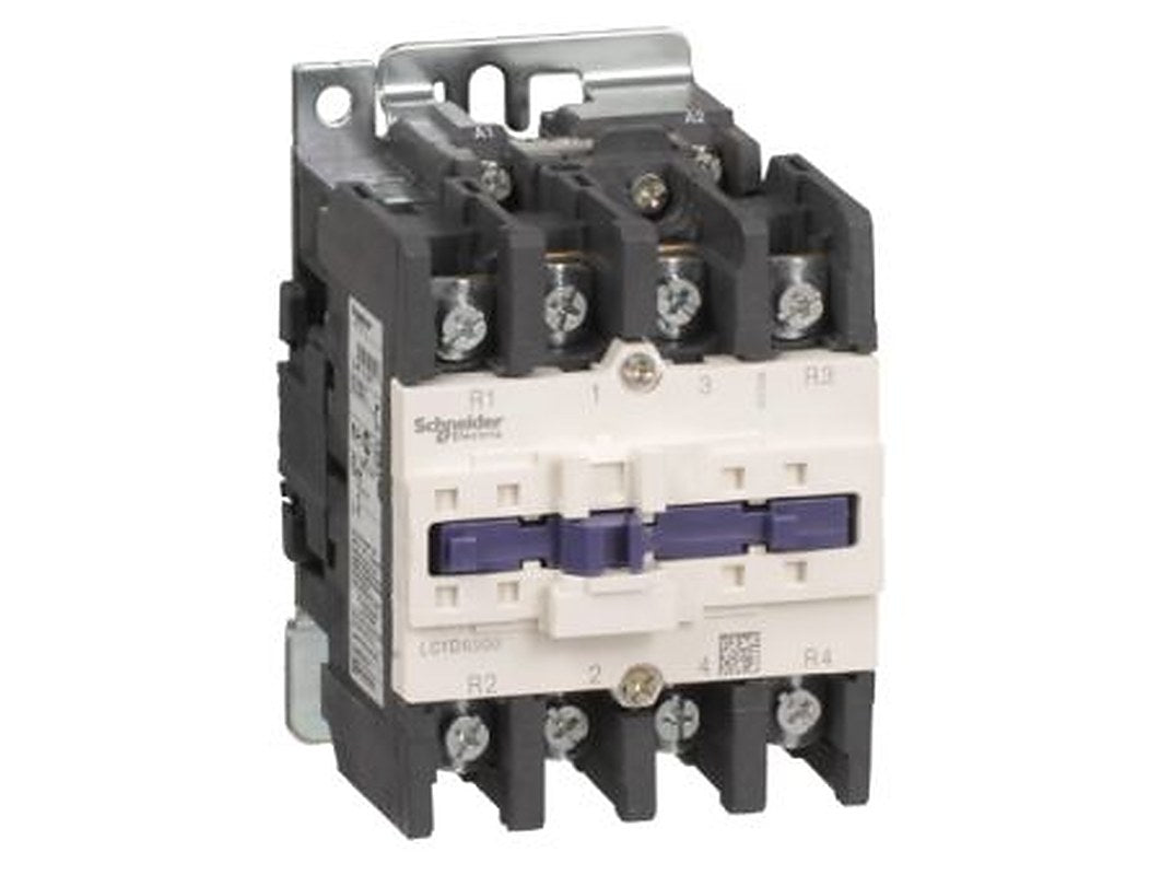 Schneider Electric TeSyS D Contactor, 48V Coil, 4-Pole, 80 A, 9.6 W 230V, 2 NO/2 NC