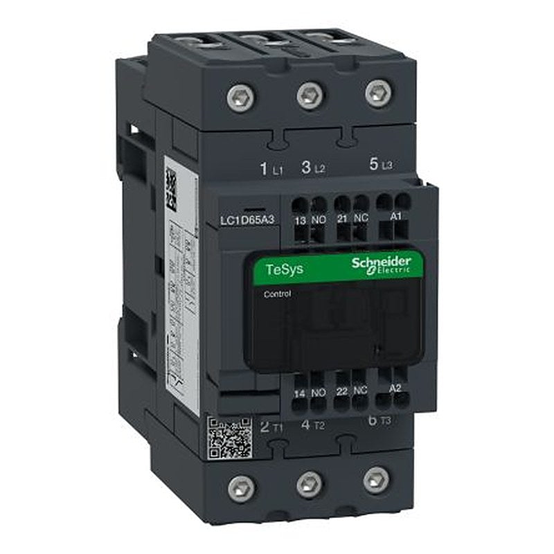 Schneider Electric TeSyS D Contactor, 230V ac Coil, 3-Pole, 65 A, 30 kW 230V ac, 3 NO, 690V
