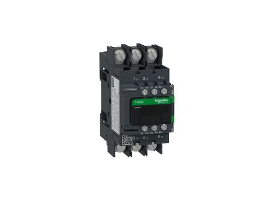 Schneider Electric TeSyS D Contactor, 24V dc Coil, 3-Pole, 65 A 24V, 1 NO/1 NC, 690V