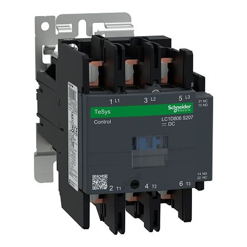 Schneider Electric TeSys D Reversing Contactor, 110V dc Coil, 3-Pole, 80 A, 45 kW 110V dc, 3 NO, 1kV