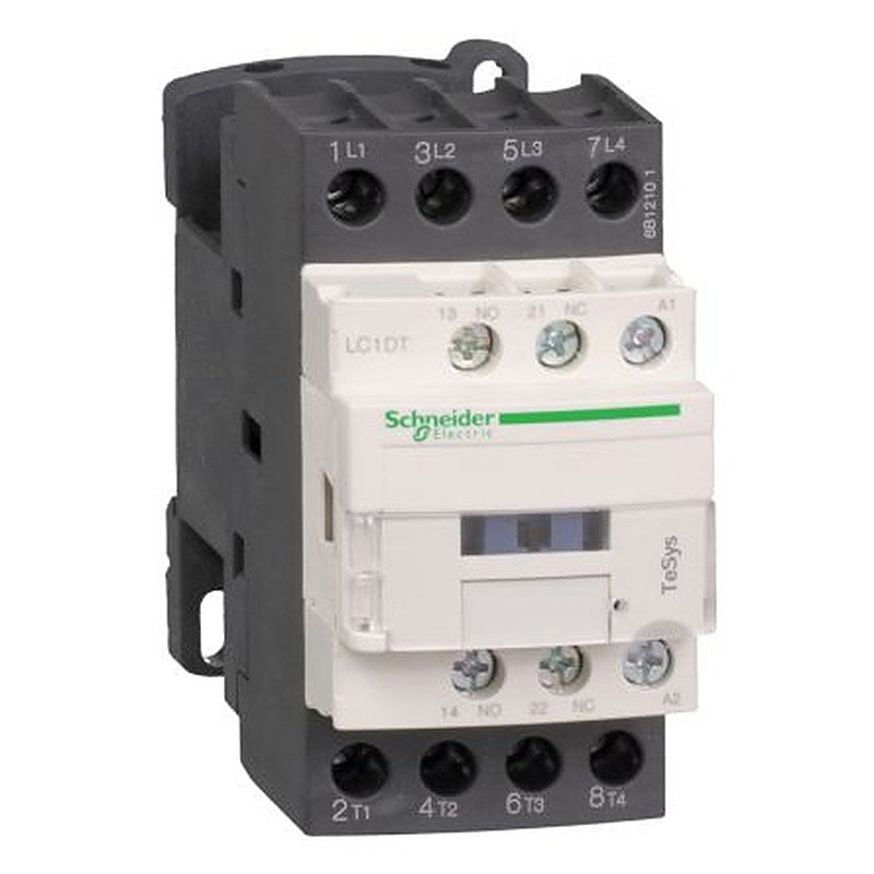 Schneider Electric TeSyS D Contactor, 220V ac Coil, 4-Pole, 1 NO/1 NC, 690V