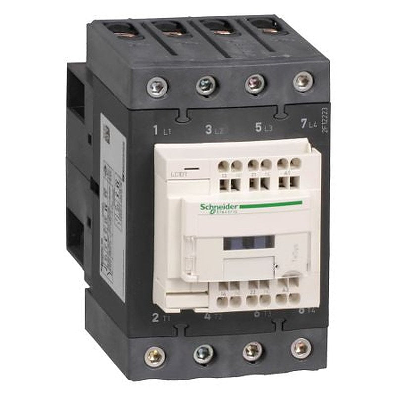 Schneider Electric TeSyS D Contactor, 24V dc Coil, 4-Pole, 80 A 24V dc, 1 NO/1 NC, 690V