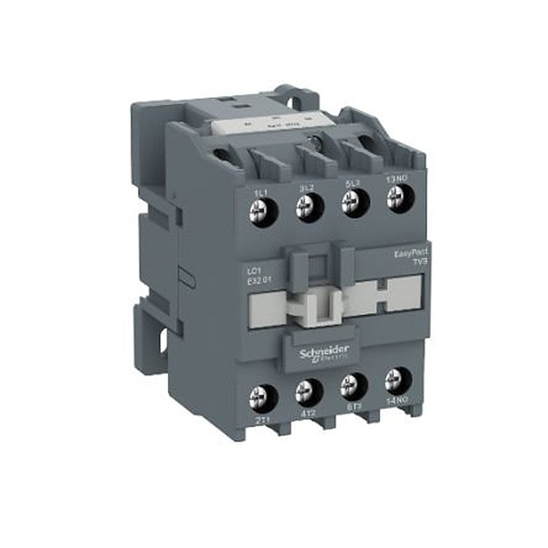 Schneider Electric LC1E Contactor, 240V ac Coil, 3-Pole, 38 A, 18.5 kW 240V ac, 3 NO, 400V
