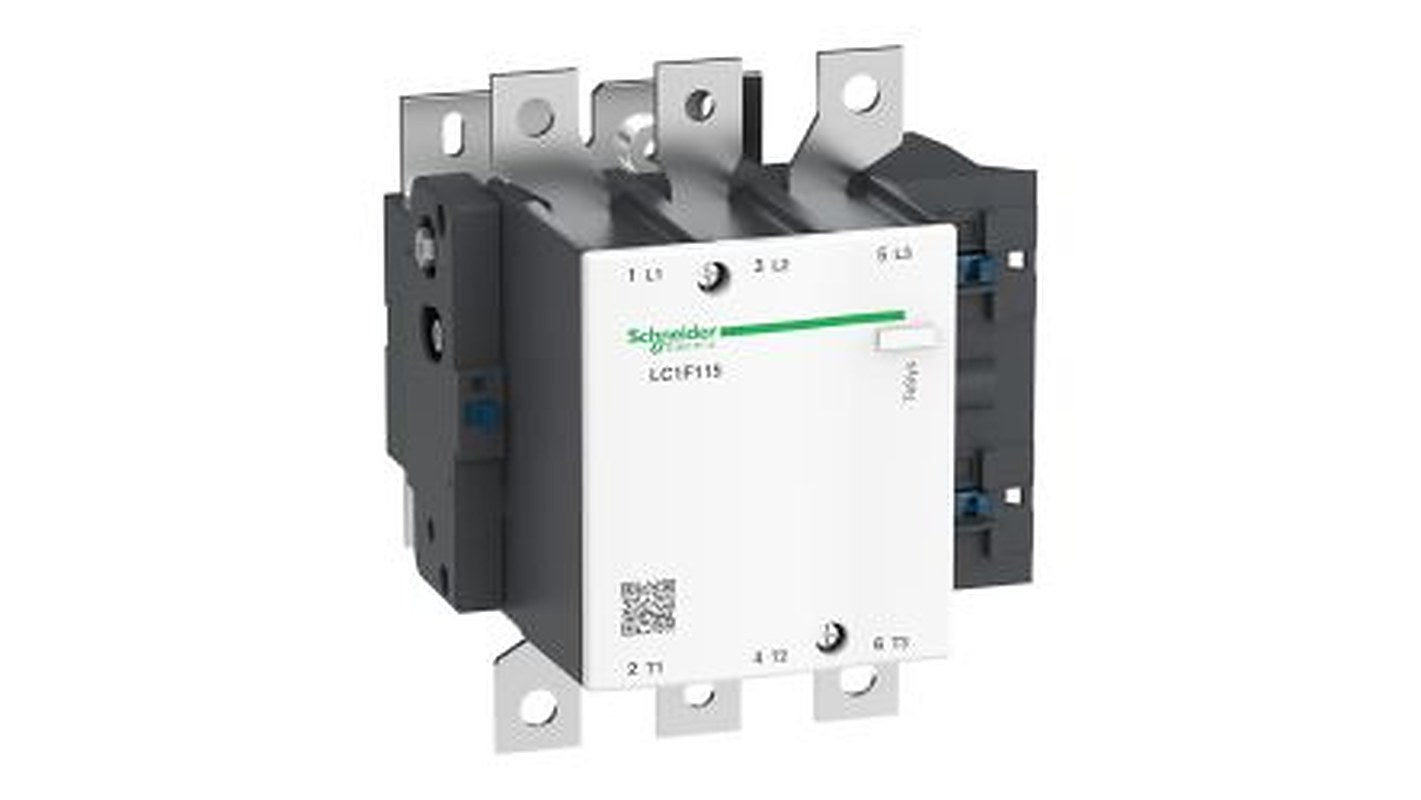 Schneider Electric TeSys F Contactor, 600V ac Coil, 3-Pole, 200 A, 80 kW 600V ac, 3 NO, 690V ac