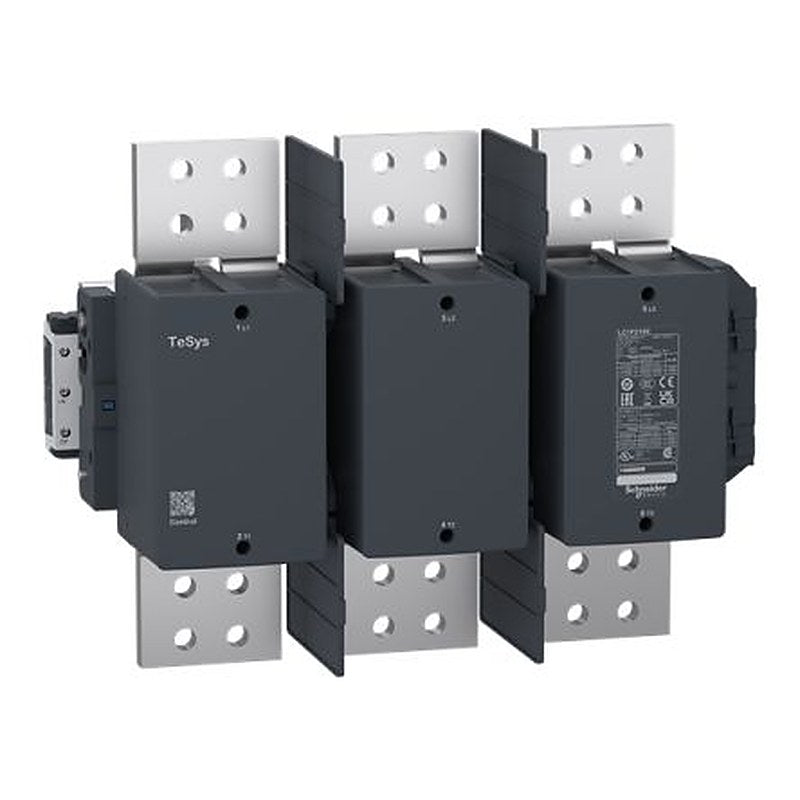 Schneider Electric TeSys F Contactor, 200V Coil, 3-Pole, 2.1 kA, 2100 W 200V, 3 NO, 200V