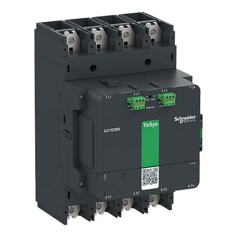 Schneider Electric TeSys G Contactor, 130V Coil, 4-Pole, 550 A, 4 NO, 1kV