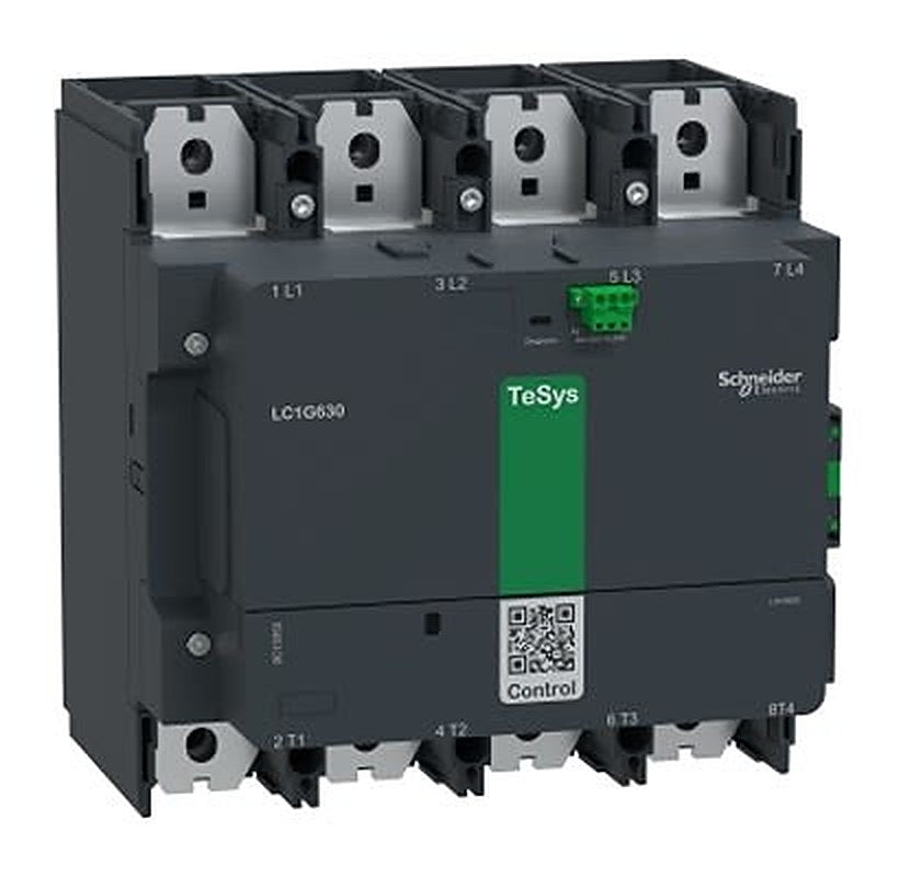 Schneider Electric TeSys G Contactor, 250V Coil, 4-Pole, 630 A, 9.5 W 250V, 4 NO, 1kV