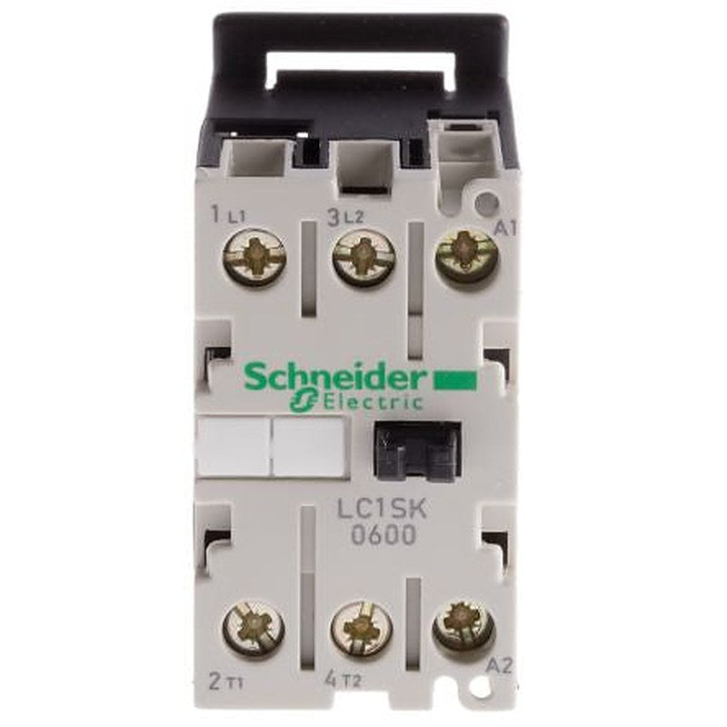 Schneider Electric TeSyS SK Contactor, 24V ac Coil, 2-Pole, 6 A 24V ac, 2 NO, 690V ac