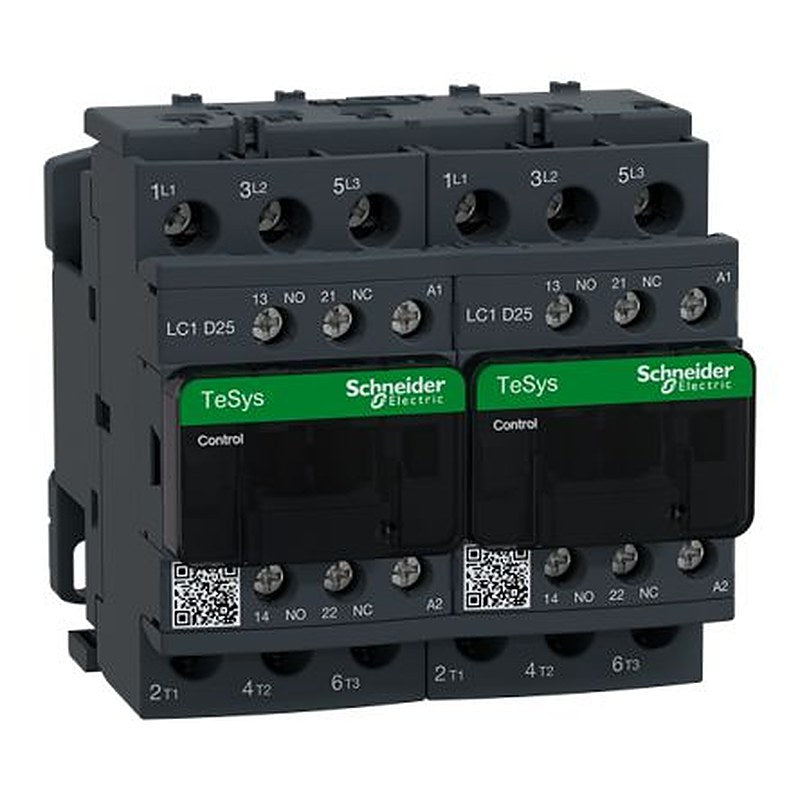Schneider Electric TeSys D Contactor, 230V Coil, 3-Pole, 25 A, 5.5 kW 230V, 3 NO, 230V