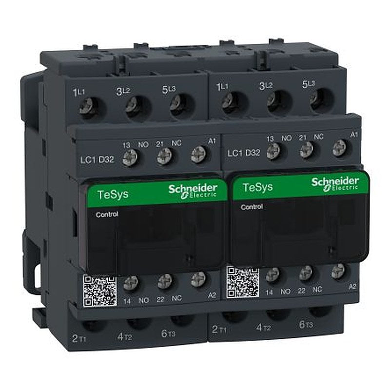 Schneider Electric TeSyS D Contactor, 24V ac Coil, 3-Pole, 32 A, 15 kW 24V ac, 3 NO, 690V ac