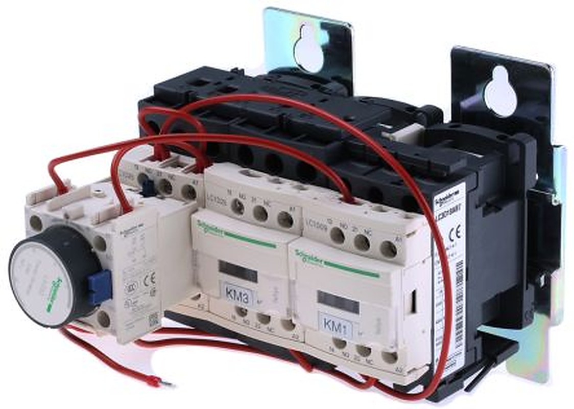 Schneider Electric TeSyS D Star Delta Starter, Star Delta, 24V ac, 22 kW, 3 Phase