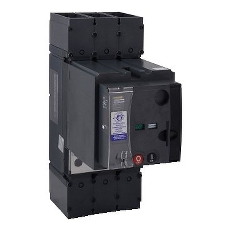 Circuit breaker, PowerPacT L, 400A, 3 pole, 600VAC, 14kA, lugs, MicroLogic 3.3, 100%, motor op (Circuit breaker PowerPacT L) is a Schneider Electric product. Designed for reliable performance and long service life. Available across Iraq — contact us for pricing and delivery options.