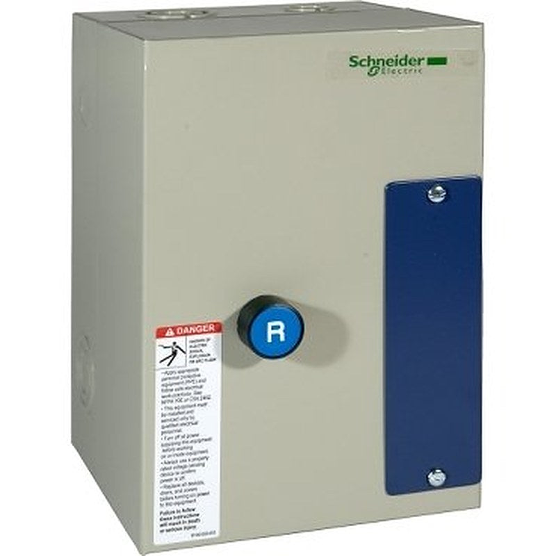 IEC Starter, TeSys LE1, full voltage, non reversing, unfused, 25A rated, 20HP at 575VAC, 120VAC 50/60 Hz coil, NEMA 1 (IEC Starter TeSys LE1) is a Schneider Electric product. Designed for reliable performance and long service life. Available across Iraq — contact us for pricing and delivery options.