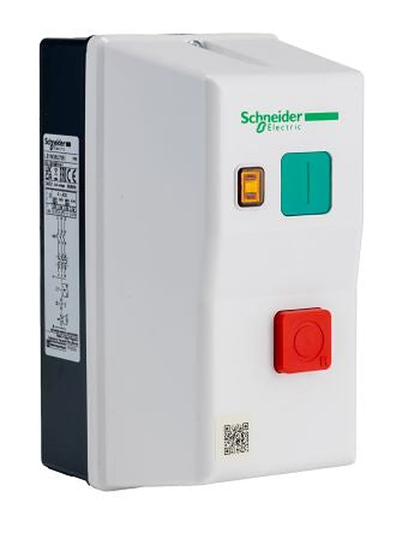 Schneider Electric TeSyS LE - GV2 - LC DOL Starter, DOL, 240V ac, 1.1 kW, 3 Phase, IP65