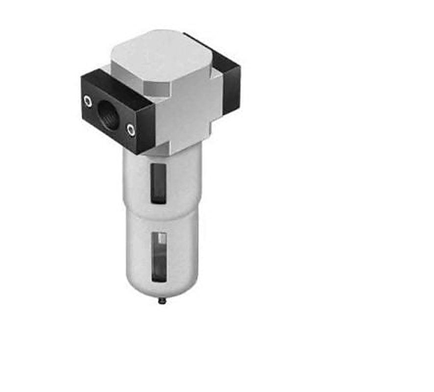 Festo D series 5 μm 3/8 in G 16 bar Pneumatic Filter 1100 L/min max with Manual drain
