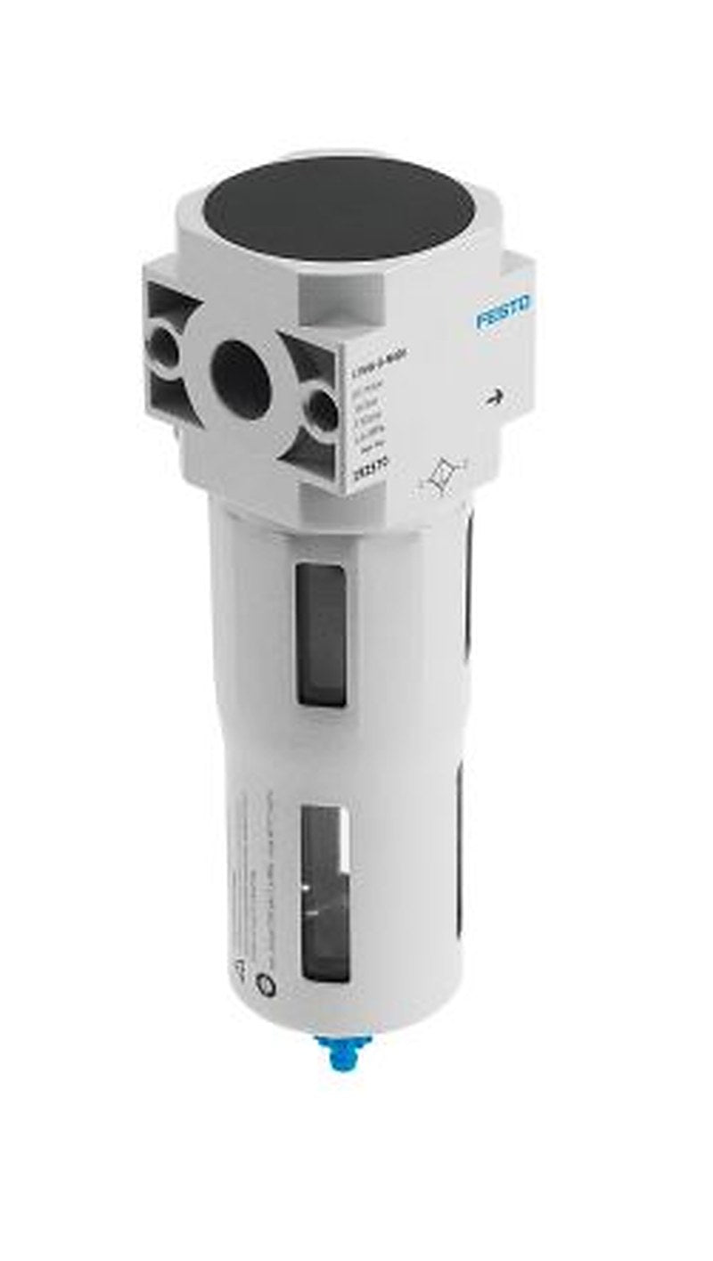 Festo 40 μm 16 bar Pneumatic Filter with Manual drain