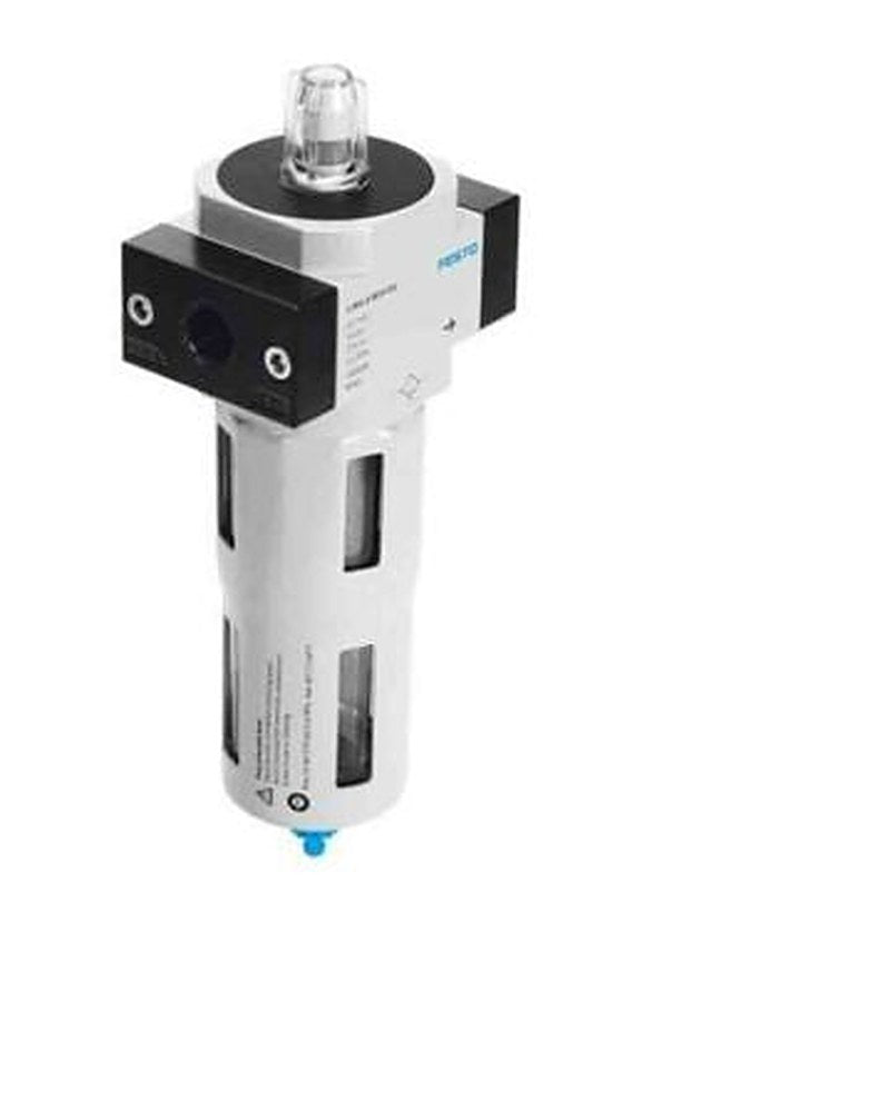 Festo D series 0.01 μm 1/2 in G 12 bar Pneumatic Filter 1120 L/min max with Automatic drain