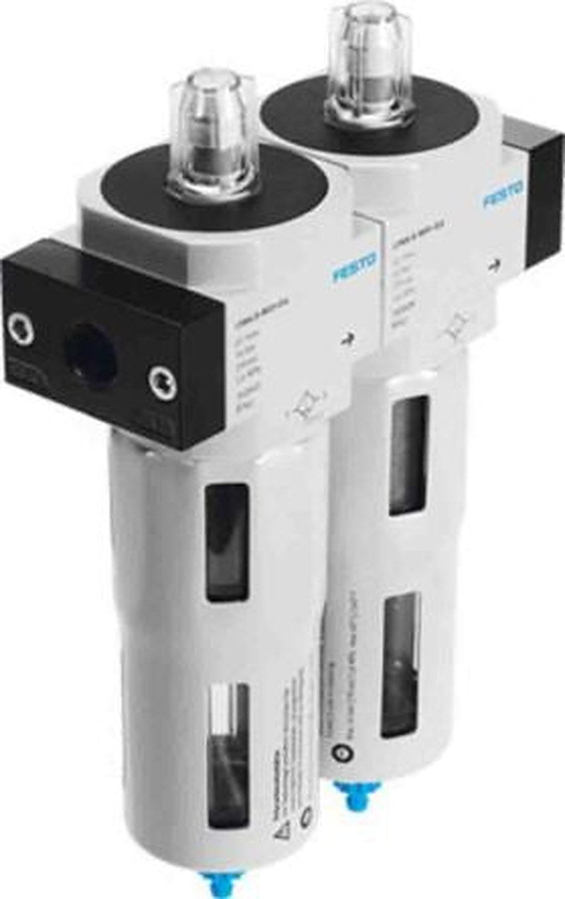Festo D series 0.01 μm 1/4 in G 16 bar Pneumatic Filter with Manual drain