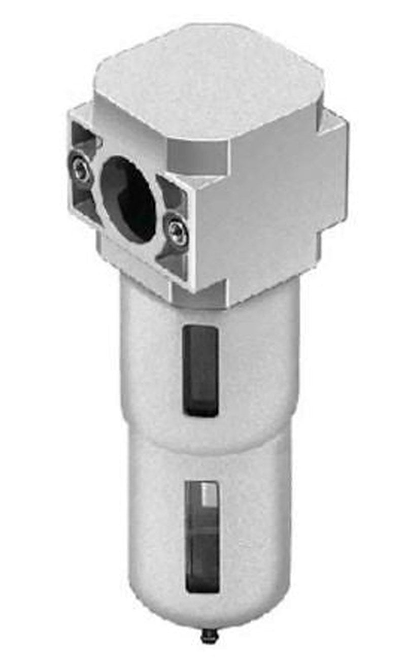 Festo D series 16 bar Pneumatic Filter 360 L/min max with Manual drain