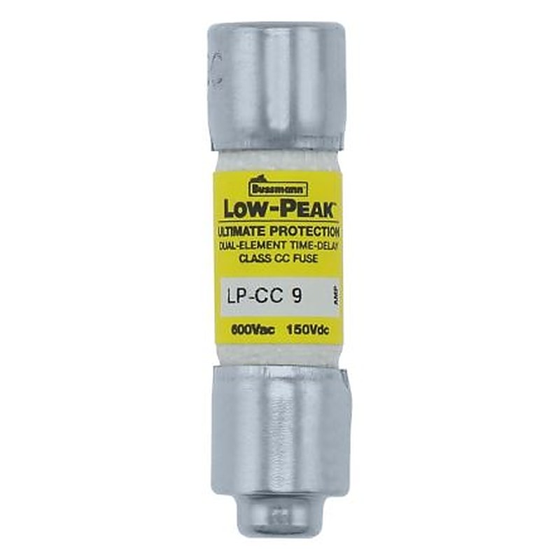 Eaton 9A T Melamine Cartridge Fuse, 1.5 x 0.41 in
