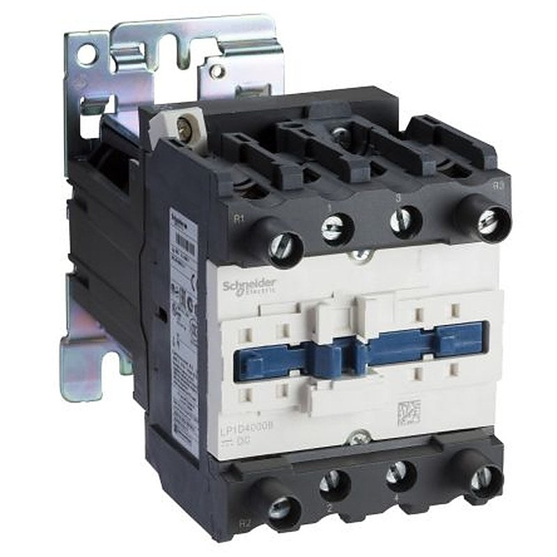 Schneider Electric TeSyS D Contactor, 125V Coil, 4-Pole, 60 A 125V, 1 NO/1 NC, 1kV