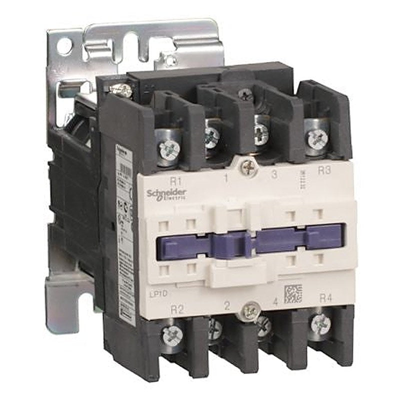 Schneider Electric LP1D Contactor, 110V dc Coil, 4-Pole, 125 A, 22 W 110V dc, 4 NO, 690V ac