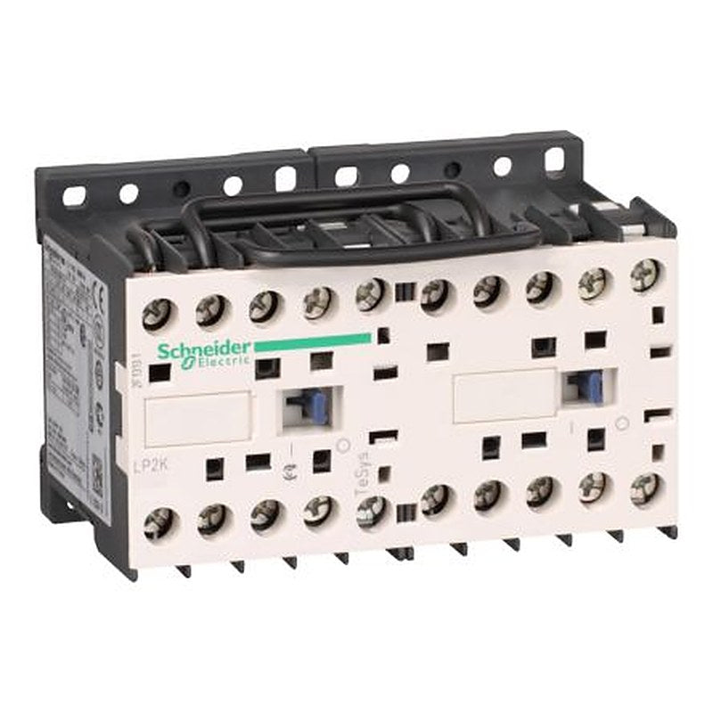 Schneider Electric TeSyS K Reversing Contactor, 48V Coil, 3-Pole, 6 A 48V, 1 NO/1 NC, 690V