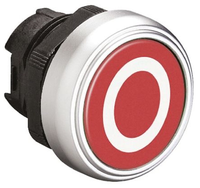 Lovato Platinum Series Red Spring Return Push Button Head, 22 mm Cutout, IP66, IP67, IP69K