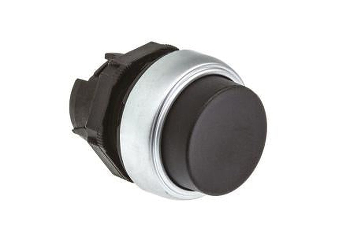Lovato Platinum Series Black Spring Return Push Button Head, 22mm Cutout, IP66, IP67, IP69K