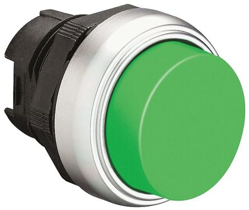 Lovato Platinum Series Green Spring Return Push Button Head, 22 mm Cutout, IP66, IP67, IP69K