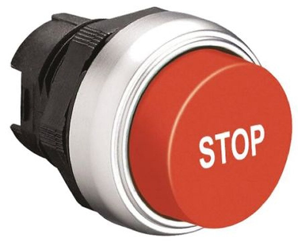 Lovato Platinum Series Red Spring Return Push Button Head, 22 mm Cutout, IP66, IP67, IP69K