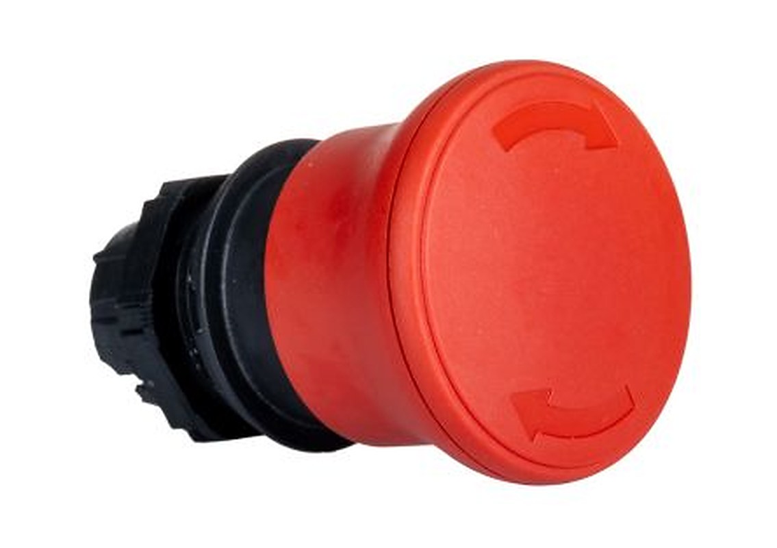 Lovato Platinum Series Turn to Release Emergency Stop Push Button, 22 mm Cutout, IP66, IP67, IP69K