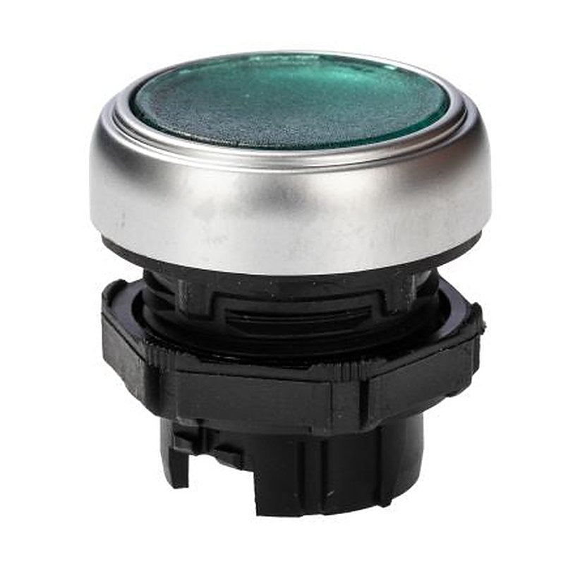 Lovato Platinum Series Green Spring Return Push Button Switch, 22 mm Cutout, IP66, IP67, IP69K