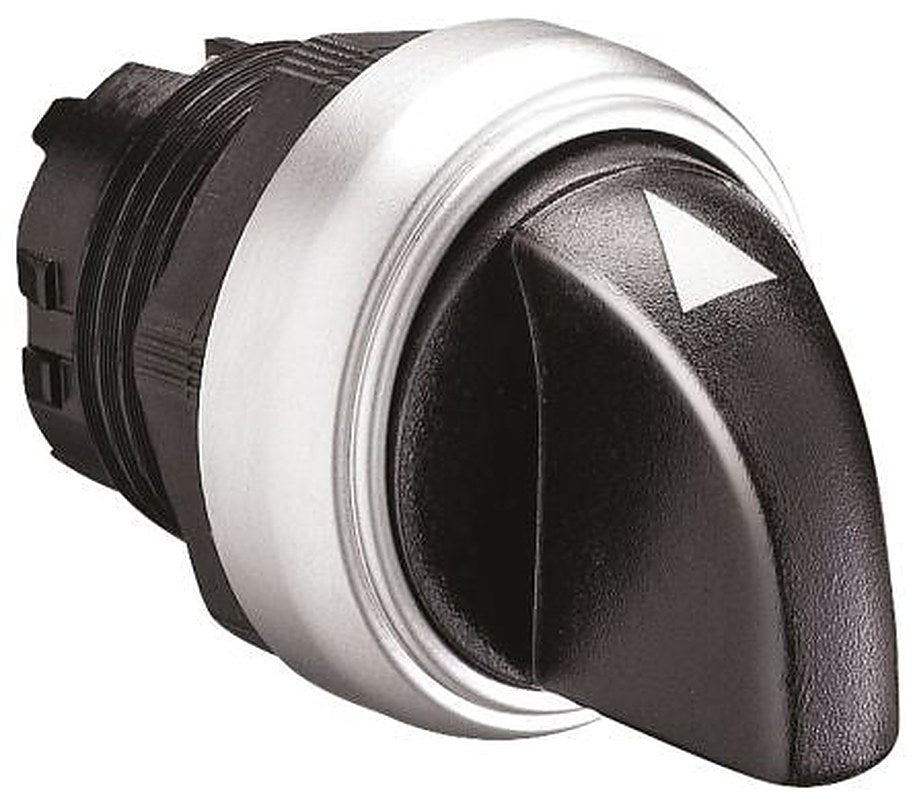 Lovato Platinum Series 3 Position Selector Switch Head, 22 mm Cutout, Black Handle