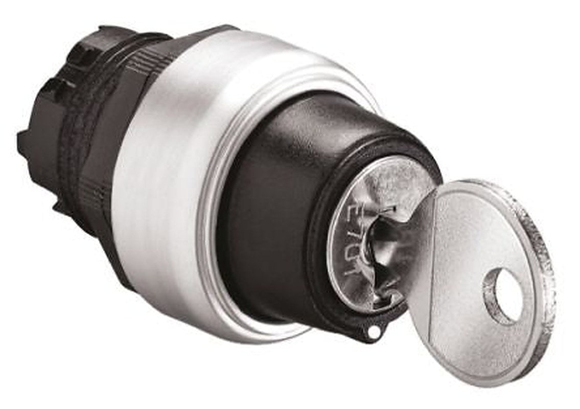 Lovato Platinum 3-position Key Switch Head, Latching, 22 mm Cutout